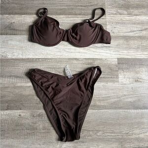 Women's Brown Bikini Set